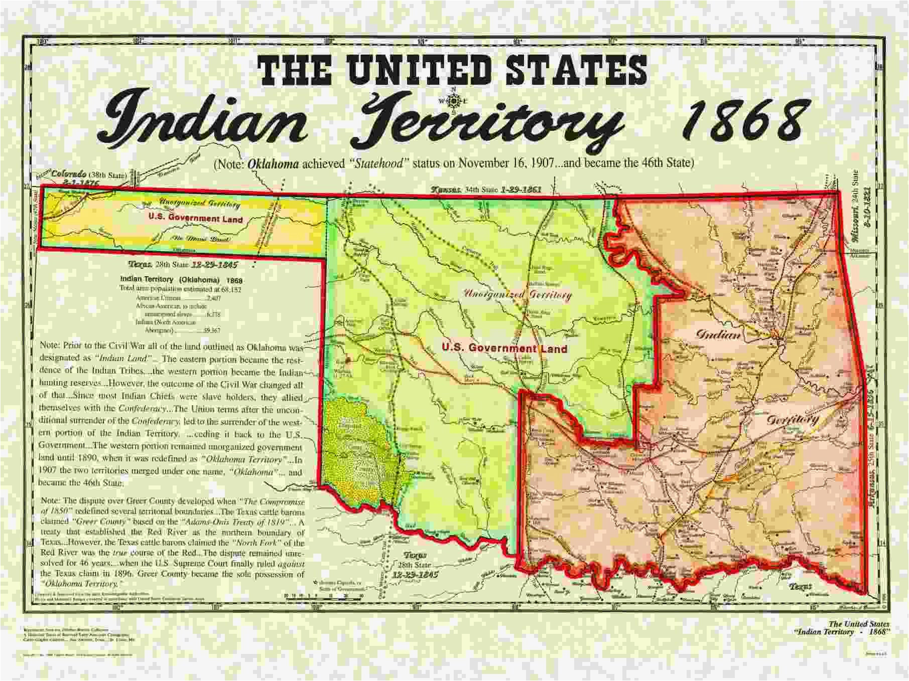 oklahoma territory indian territory map oklahoma history