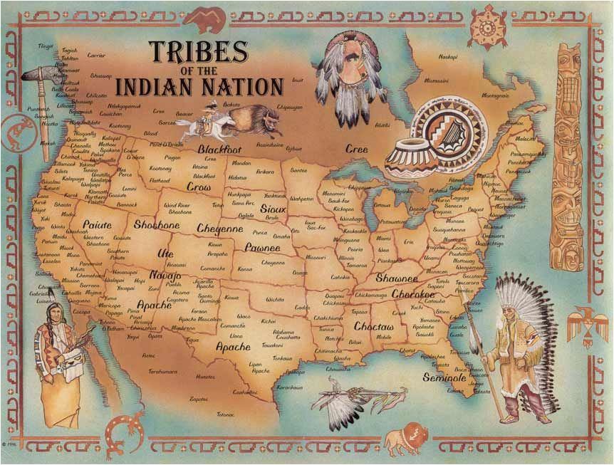 tribes of the indian nation i have two very large maps framed on my
