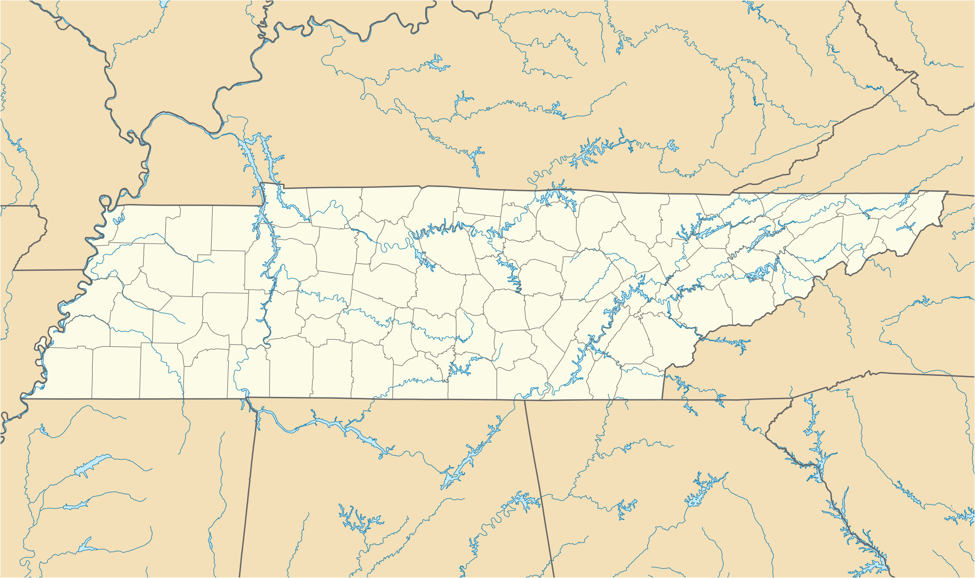 Jefferson County Tennessee Map