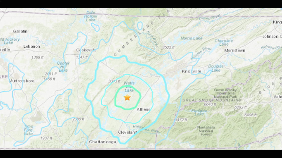 did you feel it earthquakes hit east tennessee minutes apart