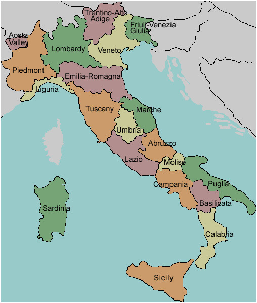 visit italy my bucket list map of italy regions northern italy