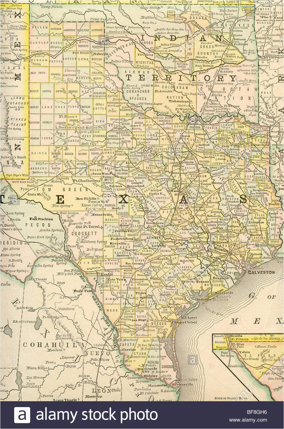 karte von texas stockfotos karte von texas bilder alamy