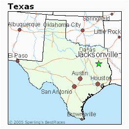 location of jacksonville texas east texas best places to live