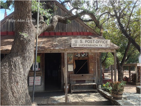 original luckenbach texas post office can still get a postcard
