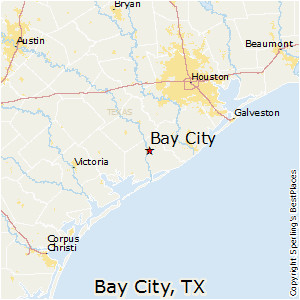 map of bay city texas business ideas 2013