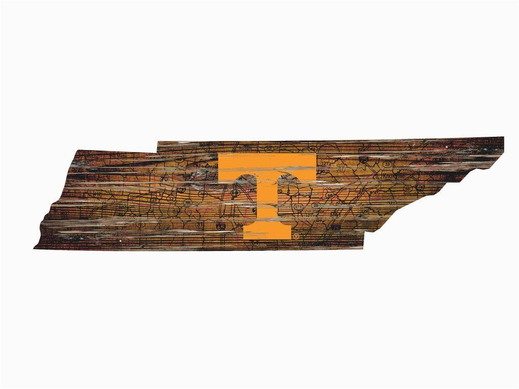 tennessee volunteers wood sign state wall art tennessee