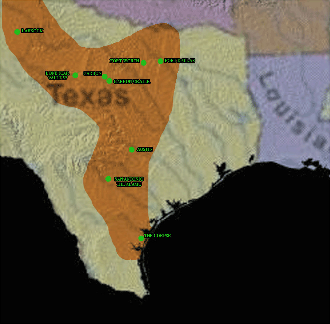 image map texas gif fallout wiki fandom powered by wikia