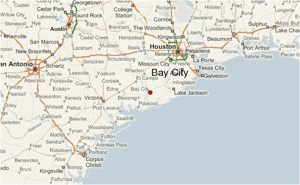 map of bay city texas business ideas 2013