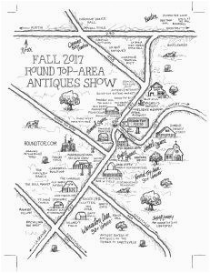 antiques show map round top register fall 2017 round top