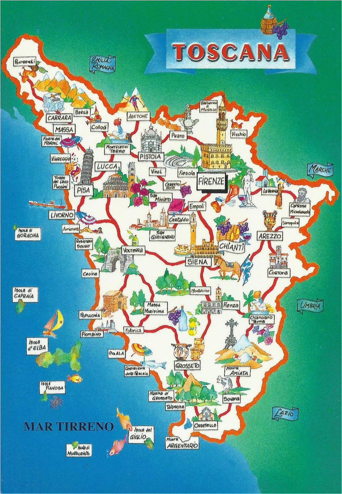 toscana map italy map of tuscany italy tuscany map toscana italy