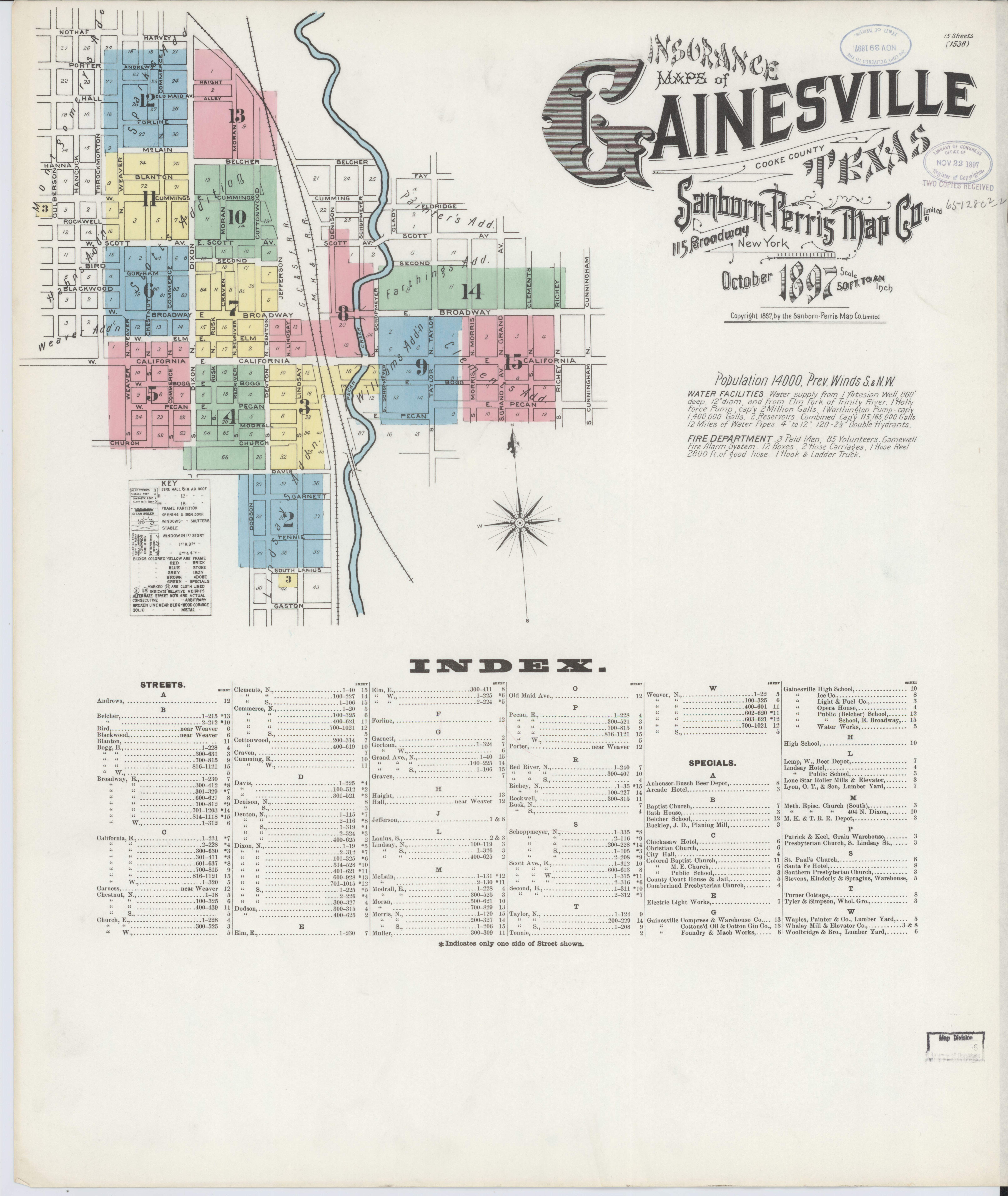 file sanborn fire insurance map from gainesville cooks county