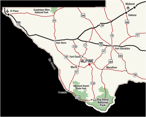 map of alpine texas business ideas 2013