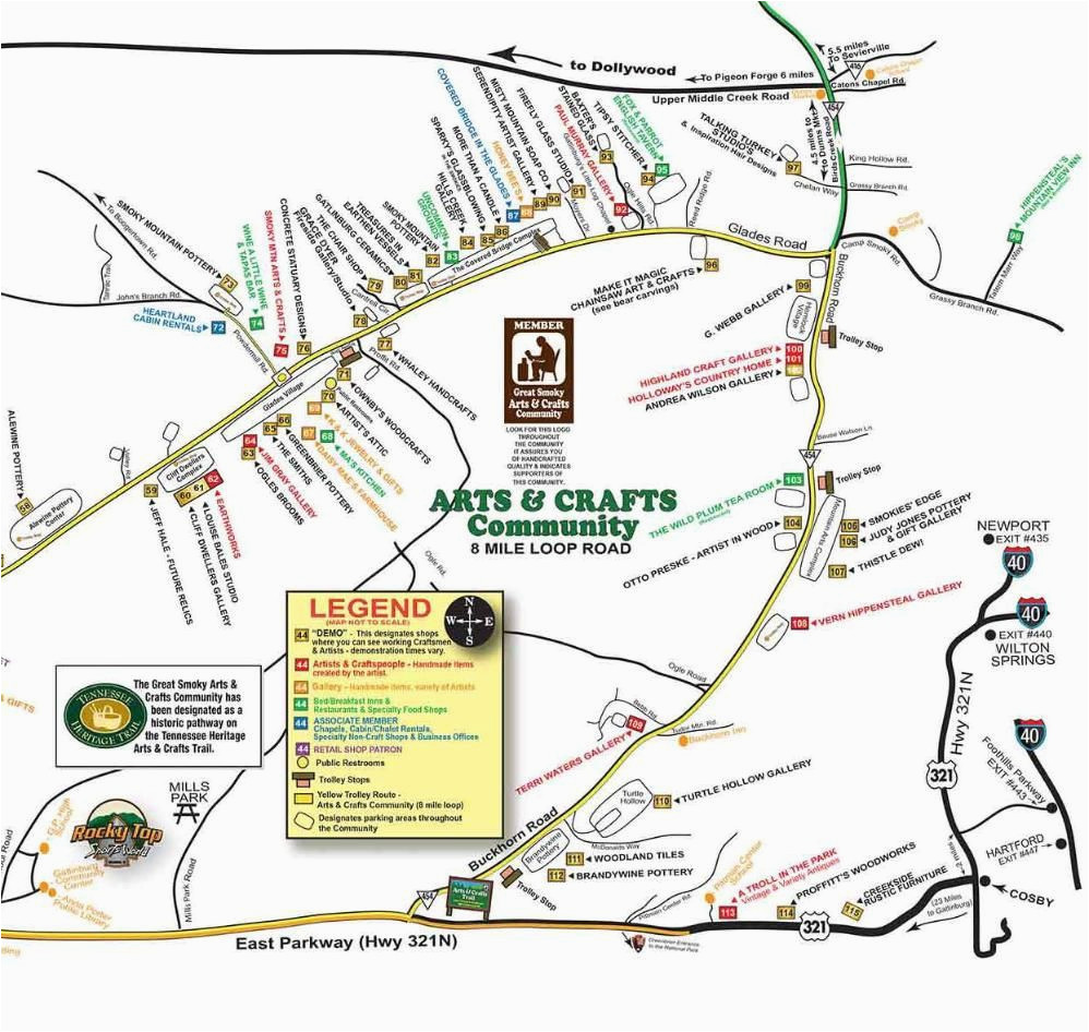 map of hotels in gatlinburg tn on parkway pigeon forge gubbiocamping