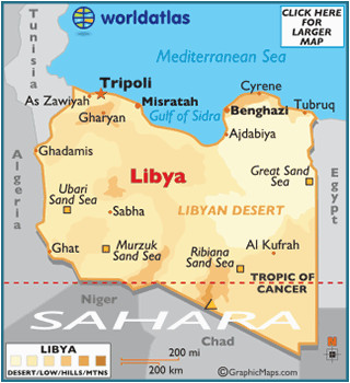 libya time line chronological timetable of events worldatlas com