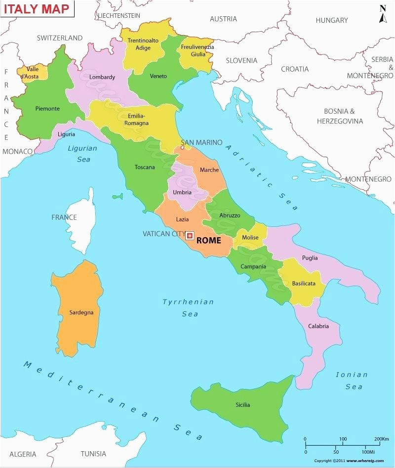 map of italy and surrounding countries printable map hd