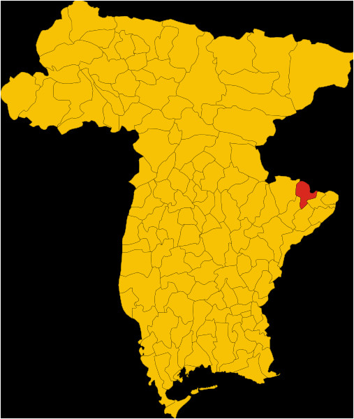 file map of comune of savogna province of udine region friuli