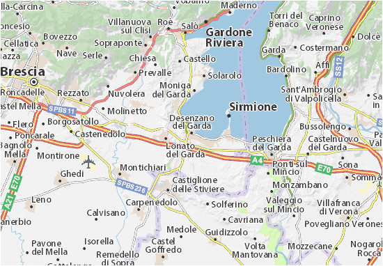 desenzano del garda map detailed maps for the city of desenzano del