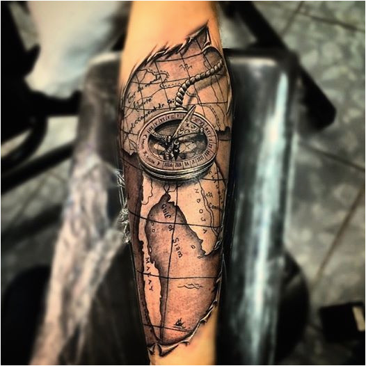 compass tattoo symbolism meaning gives true direction tattoos