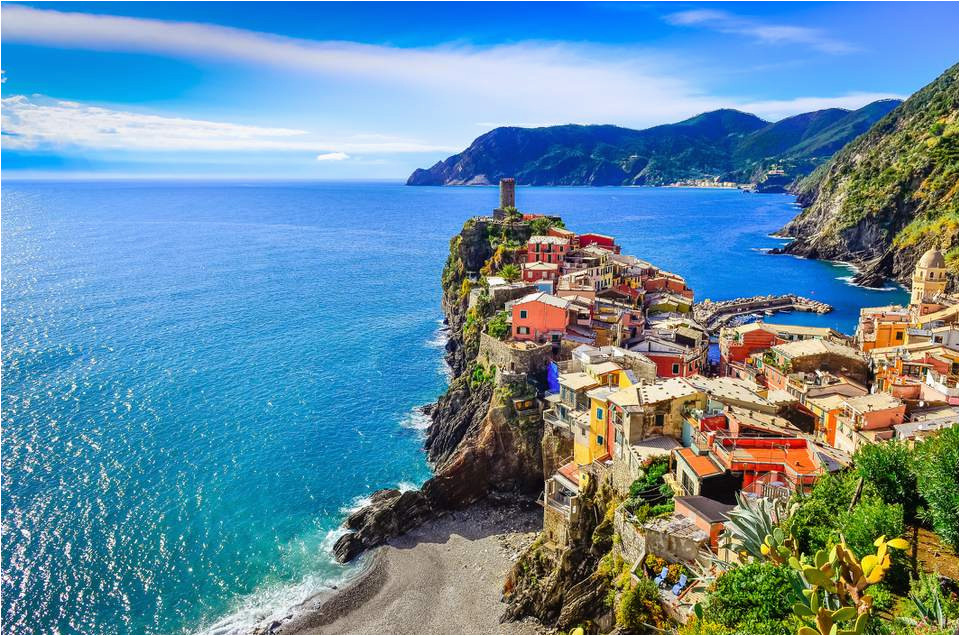 italian riviera tourist map and guide