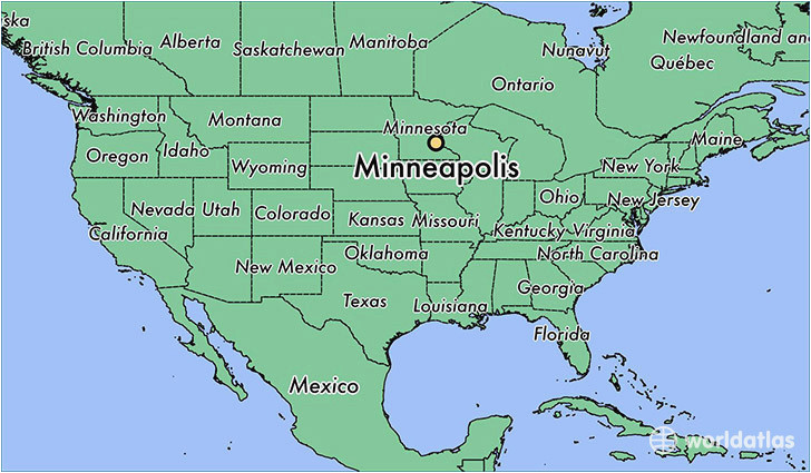 map of minnesota with cities and towns where is minneapolis mn