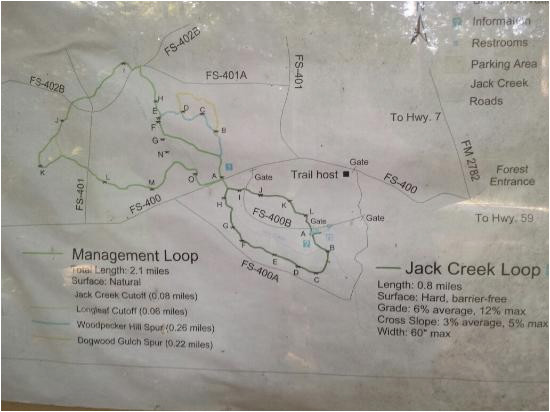 trail map picture of sfa interpretive trail nacogdoches tripadvisor
