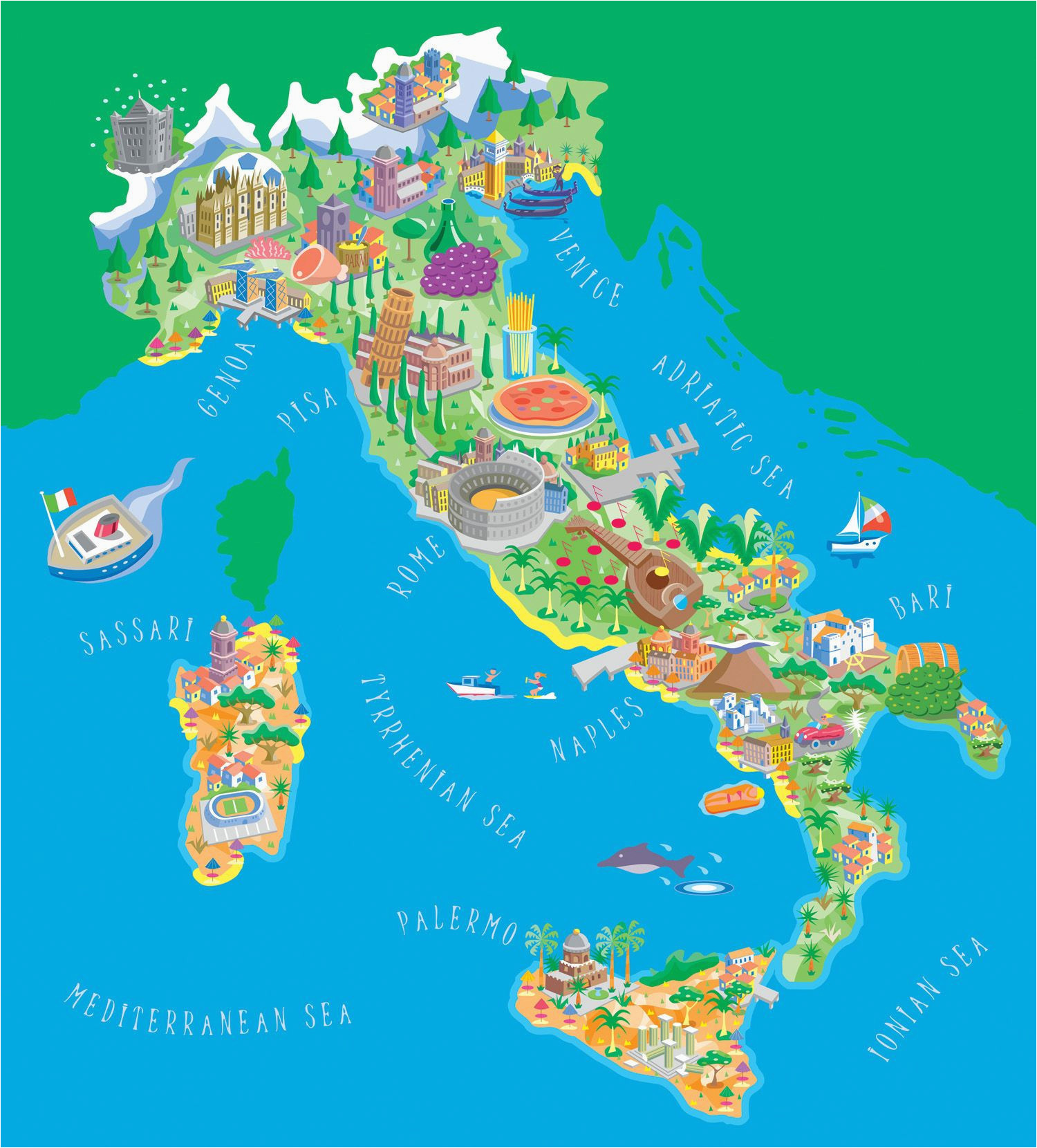 naples map best of map of italy printable fun for kids pinterest