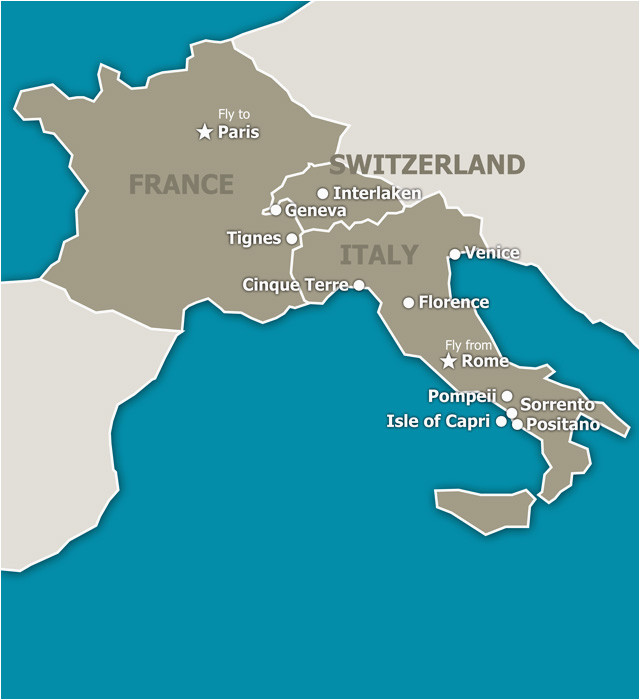 Map Of Northern Italy And Switzerland Secretmuseum