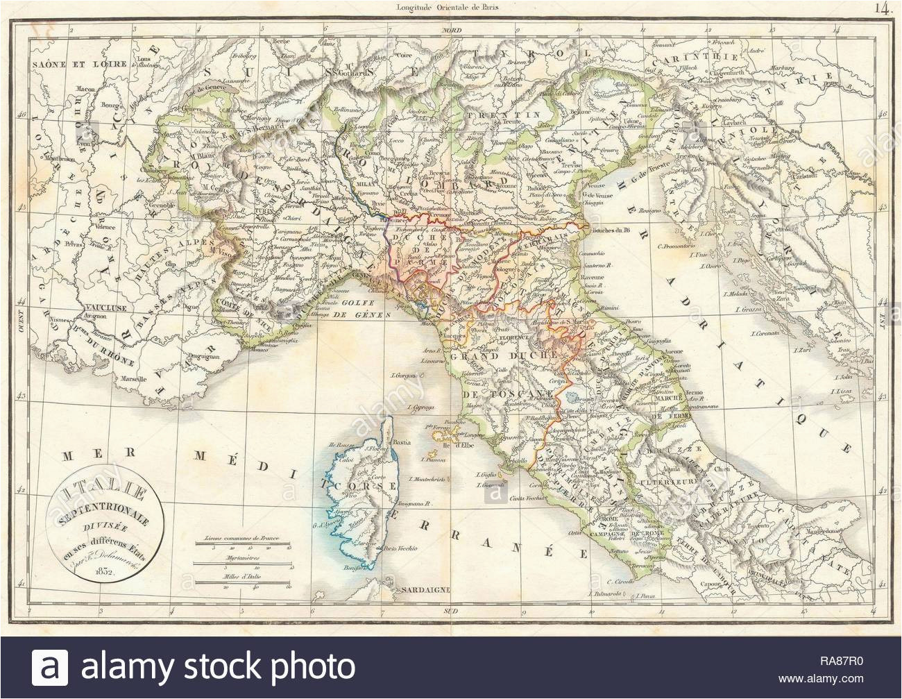 map northern italy stock photos map northern italy stock images