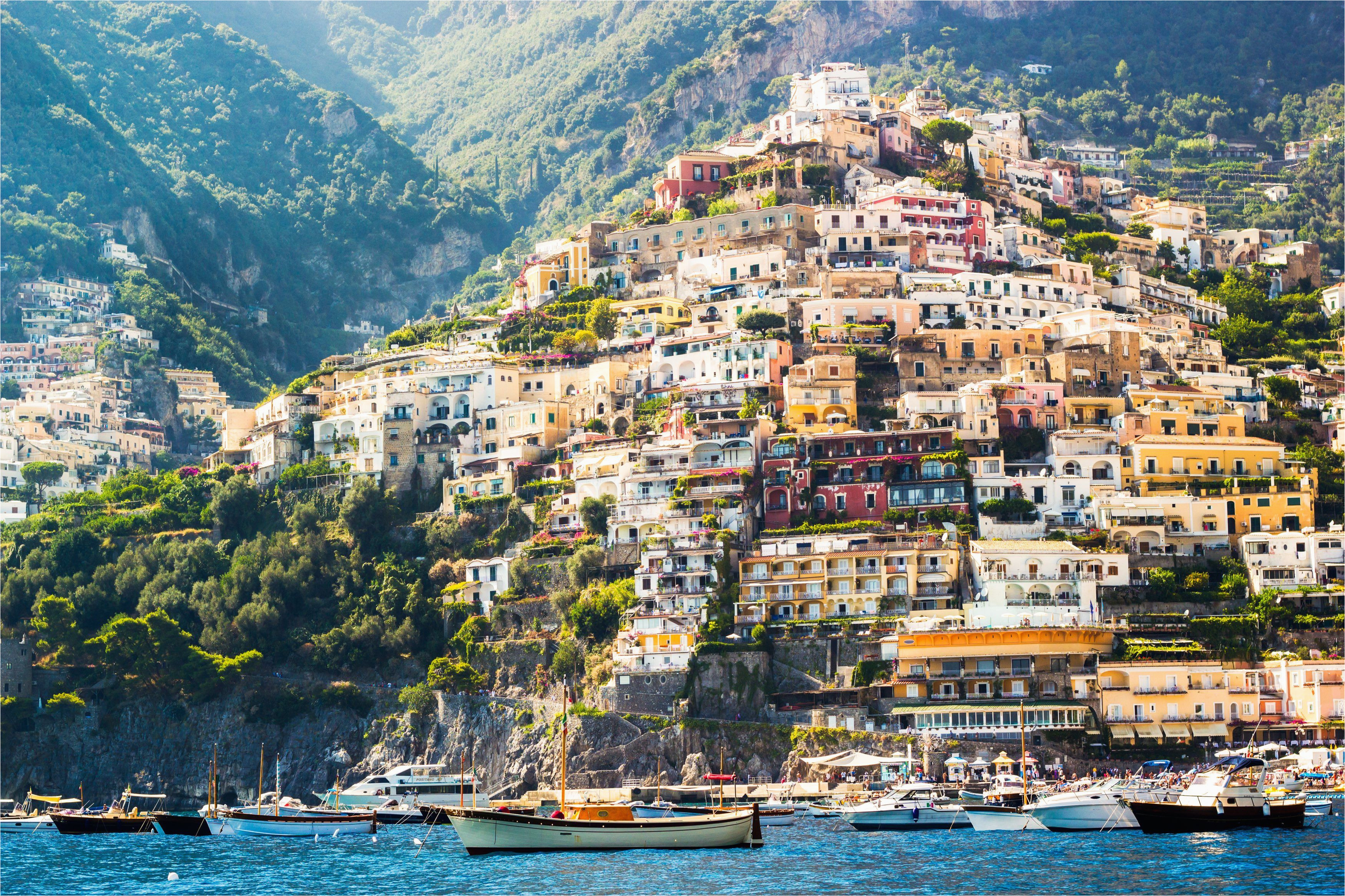 we can t get over this colorful view of positano italy travel