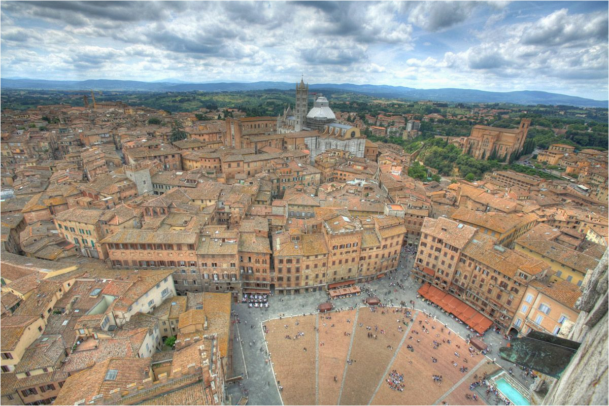 siena italy a beautiful city with all the preserved history and