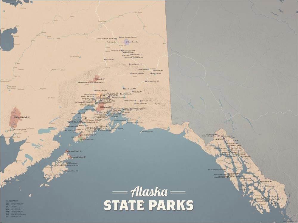 texas state parks map 11x14 print best maps ever