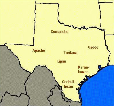 map of texas indians business ideas 2013