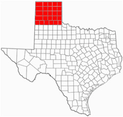 Map Of Texas Panhandle Cities secretmuseum
