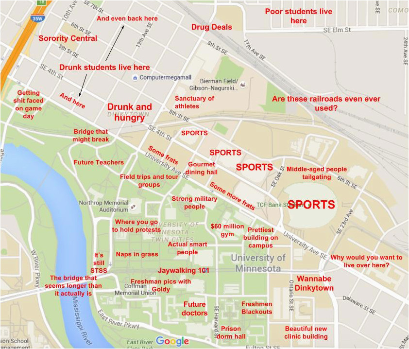 map-of-university-of-minnesota-east-bank-secretmuseum