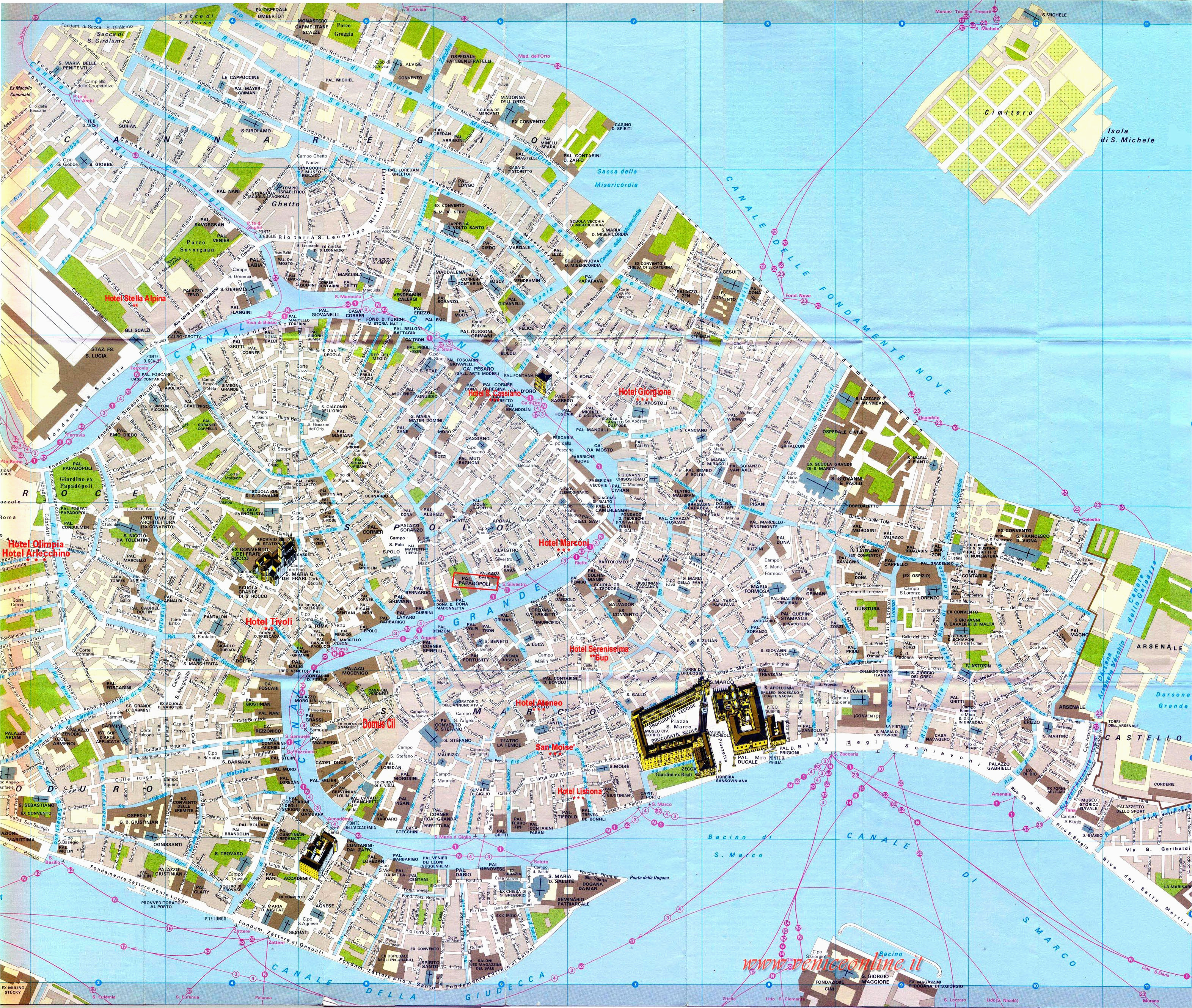 city map of venice italy 2015 2016 pinterest venice venice