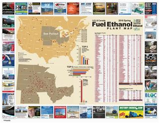 spring 2018 u s and canada fuel ethanol plant map by bbi