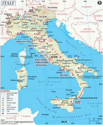 italy map best italian cities to visit verona tours 2017