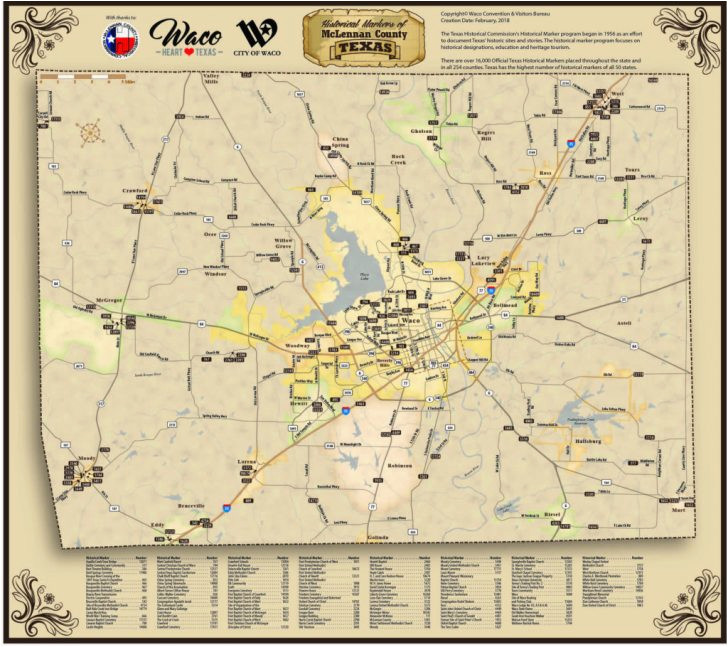 Map Of Waco Texas And Surrounding Cities Hiking In Map