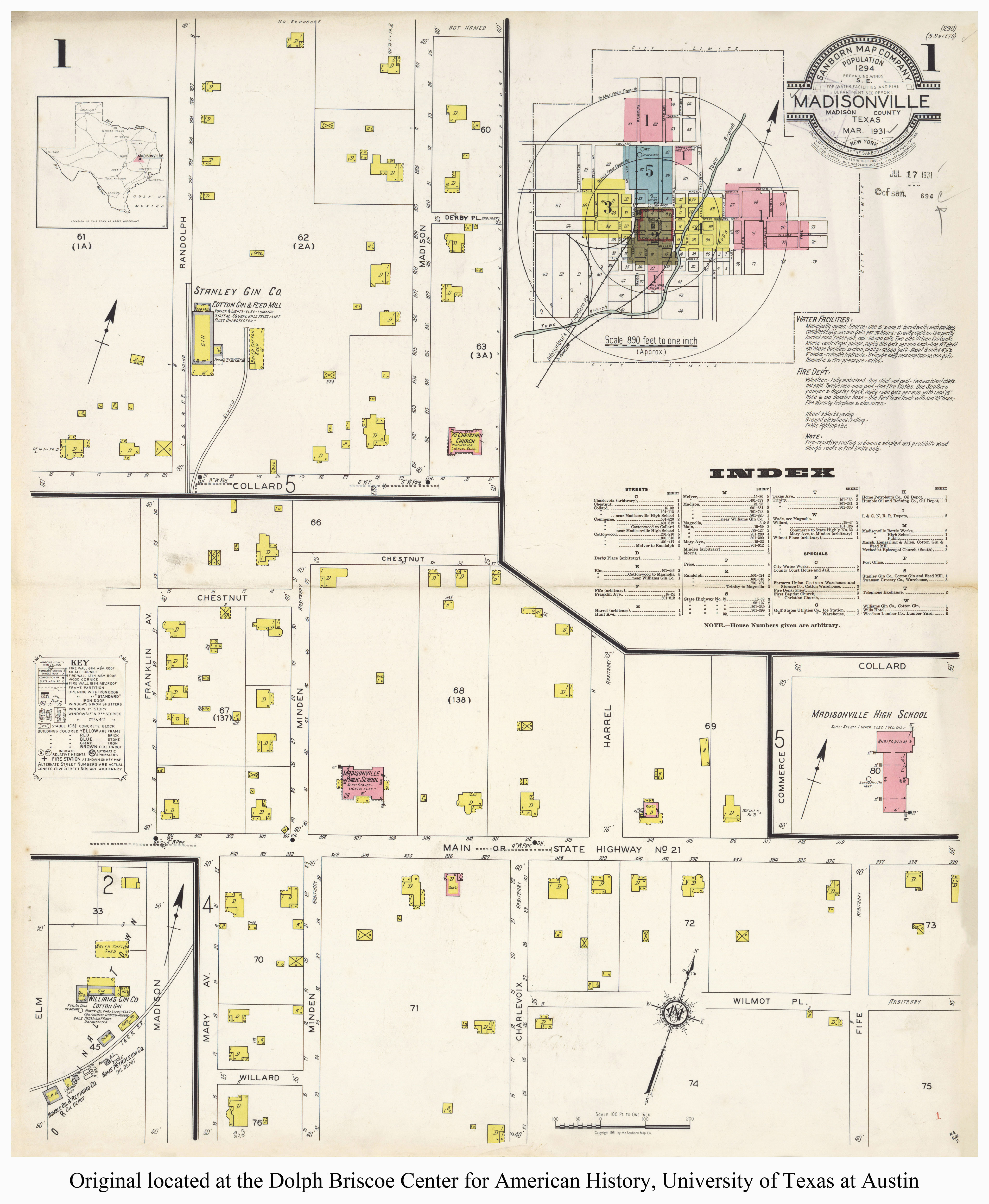 sanborn maps of texas perry castaa eda map collection ut library