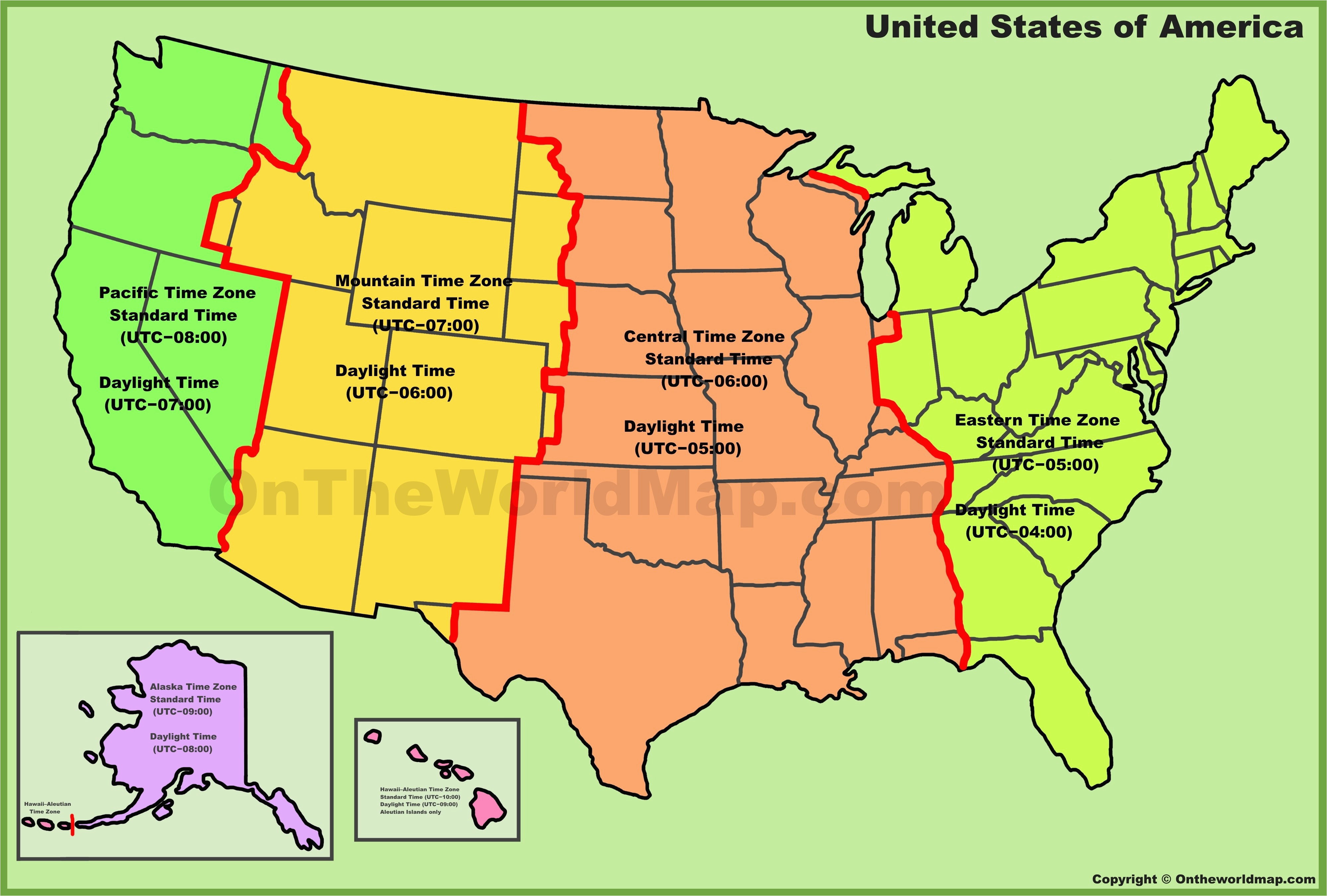 us time zones road map capitalsource us