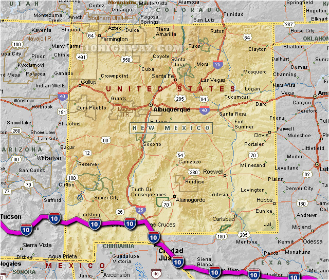 road map of texas and new mexico business ideas 2013