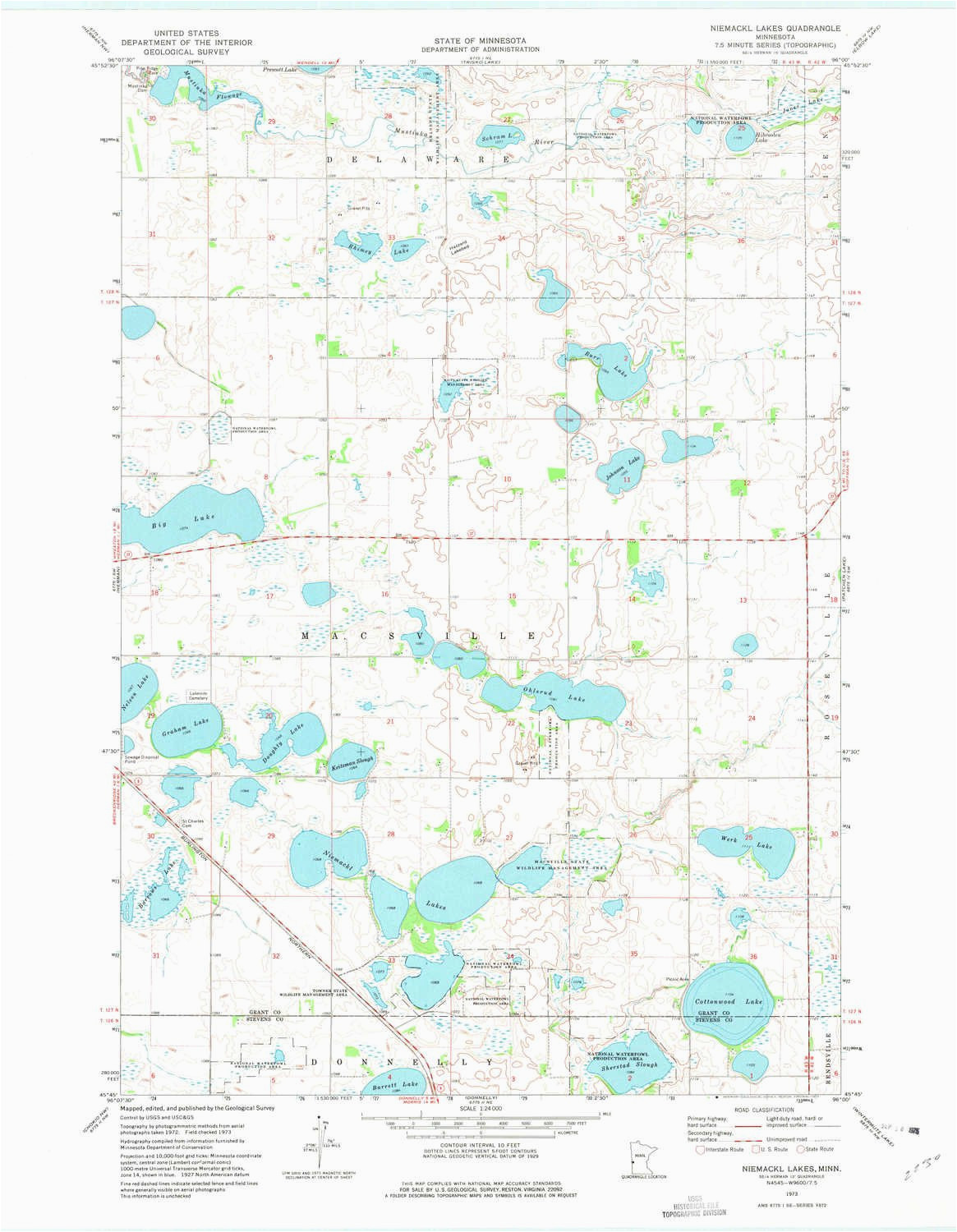 amazon com yellowmaps niemackl lakes mn topo map 1 24000 scale