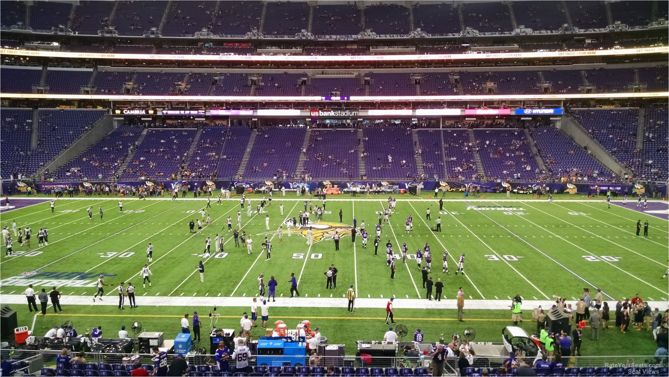 best seats for great views of the field at u s bank stadium