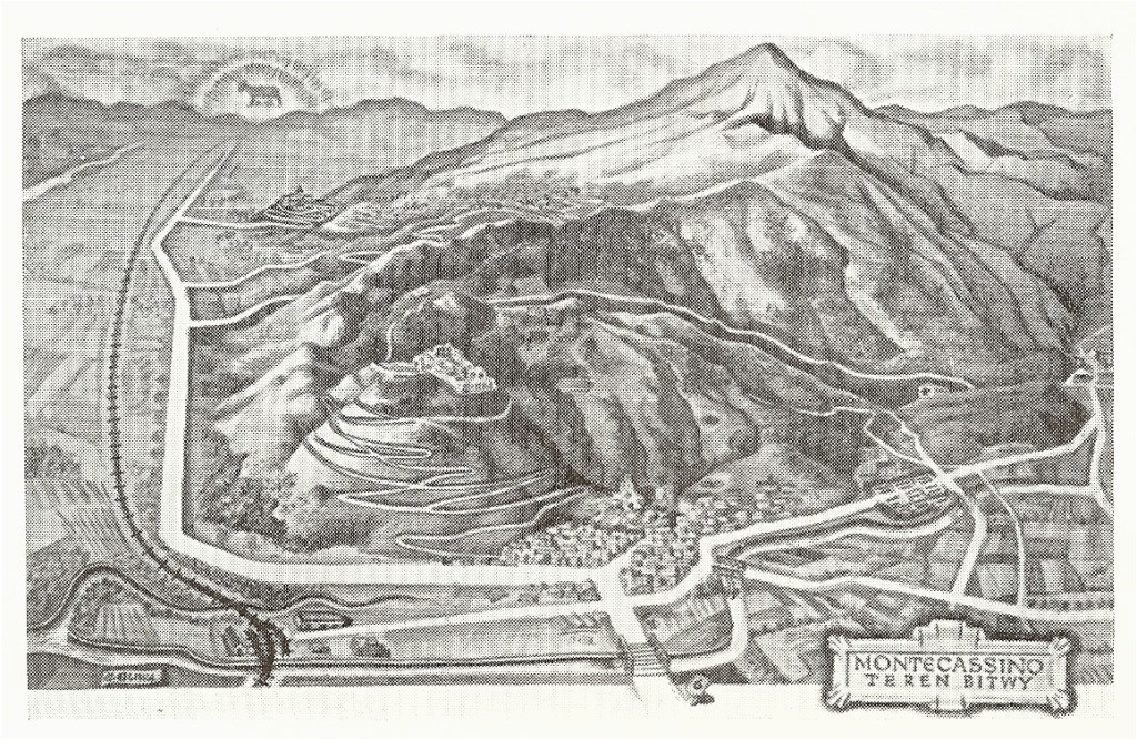 monte cassino battle map