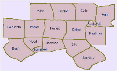 north central texas map business ideas 2013