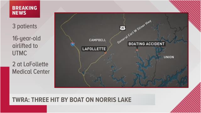 three kids hit by boat on norris lake wbir com