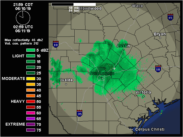 north texas radar in motion
