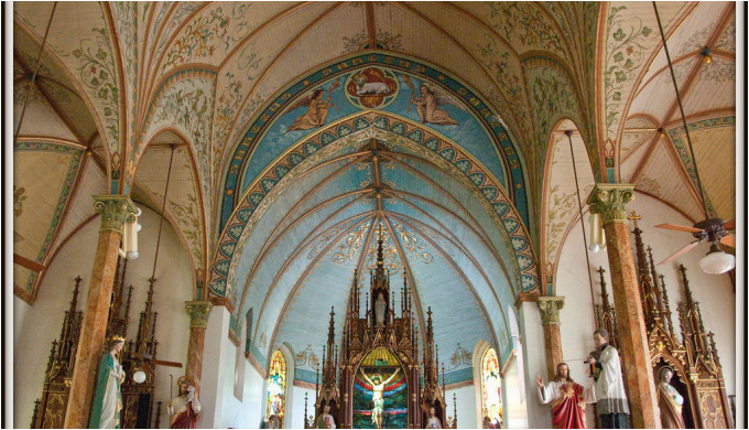 historic painted churches of the texas hill country