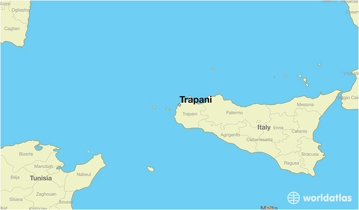 where is trapani italy trapani sicily map worldatlas com