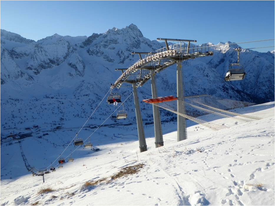 ski lifts ponte di legno tonale presena glacier tema pontedilegno